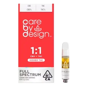 1:1 CBD:THC 1g Vape Cartridge