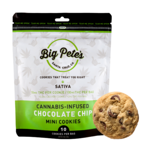 Big Pete’s Treats Chocolate Chip Cookies Sativa 100mg (10pk)